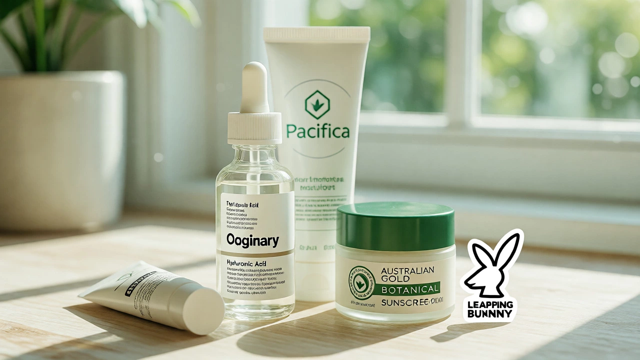 Cruelty-free skincare alternatives with Leaping Bunny logo